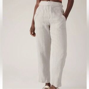 Athleta Voyager Linen Pant Size 10 Tall